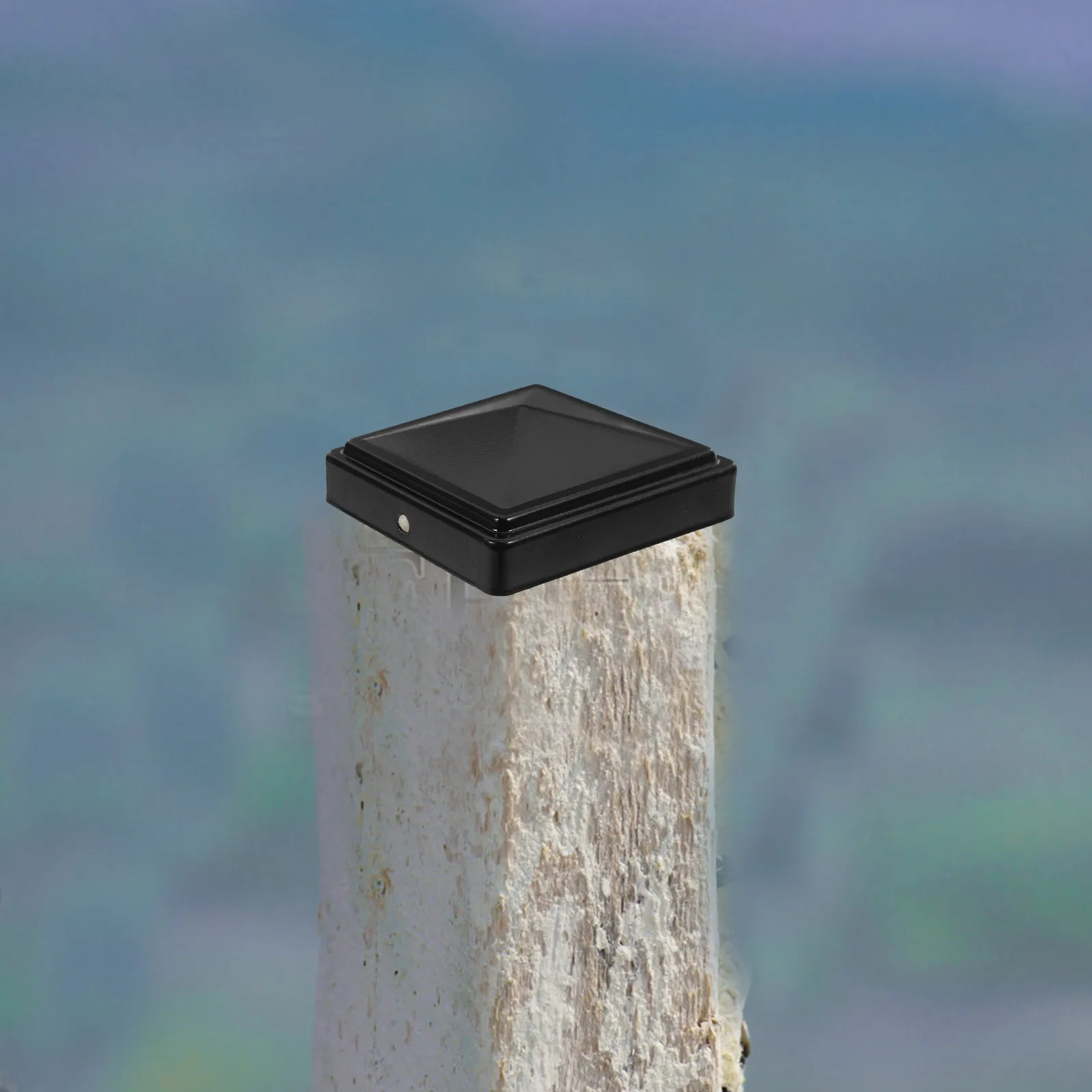 

6Pcs Garden Fence Post Finials Durable Iron Toppers Easy Installation Weather Resistant Railing Caps Classic Design Decor