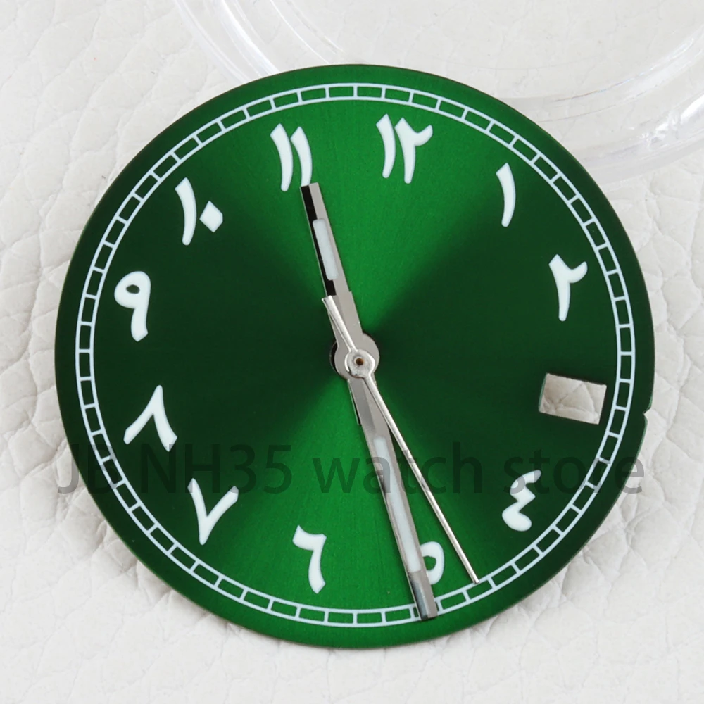 

NH35 Dial 28.5MM Watch For Datejust Blue Green Pink Date Watch Dial Suitable For NH35 NH36 Movement Watch Accessoriesc