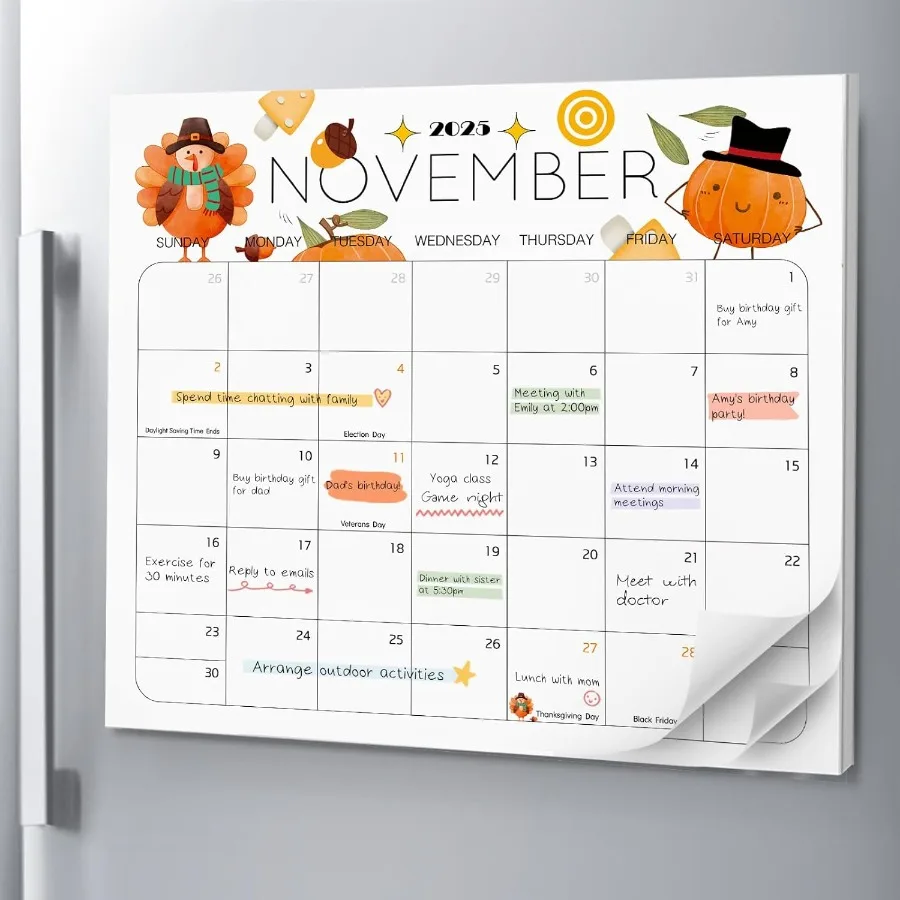 

ghtful Magnetic Fridge Calendar 20262027 magnetic calendar for refrigerator Monthly Calendars for Easy Organizing