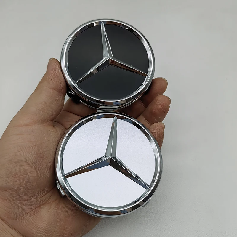 4pcs 75mm Car Wheel Center Caps For Mercedes Benz W176 W177 W246 W248 W203 W204 W205 W206 X156 X253 W117 W118 W166 Accessories