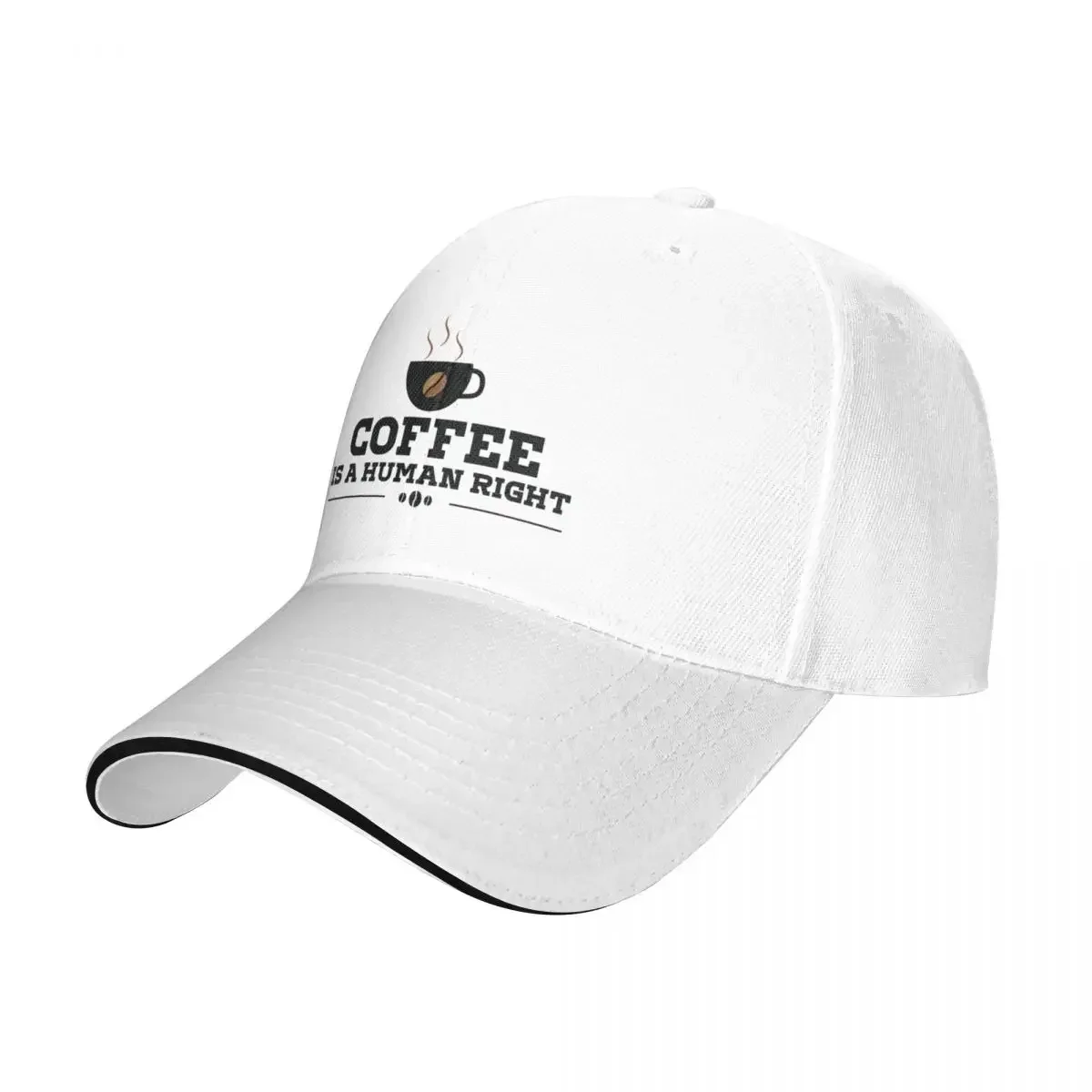 Coffee Is A Human Right Baseball Cap Beach hard hat fishing hat New Hat For Women Men's