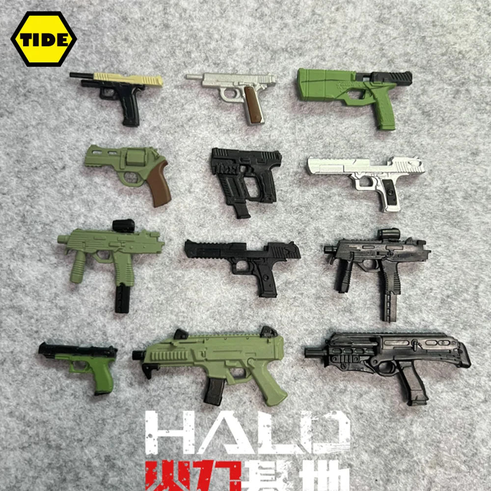 1/12 Thunder Squad Special Forces Assault Rifle Machine Gun Handgun Model Weapon Accessories Kit For 6inch GIJOE Action Figure