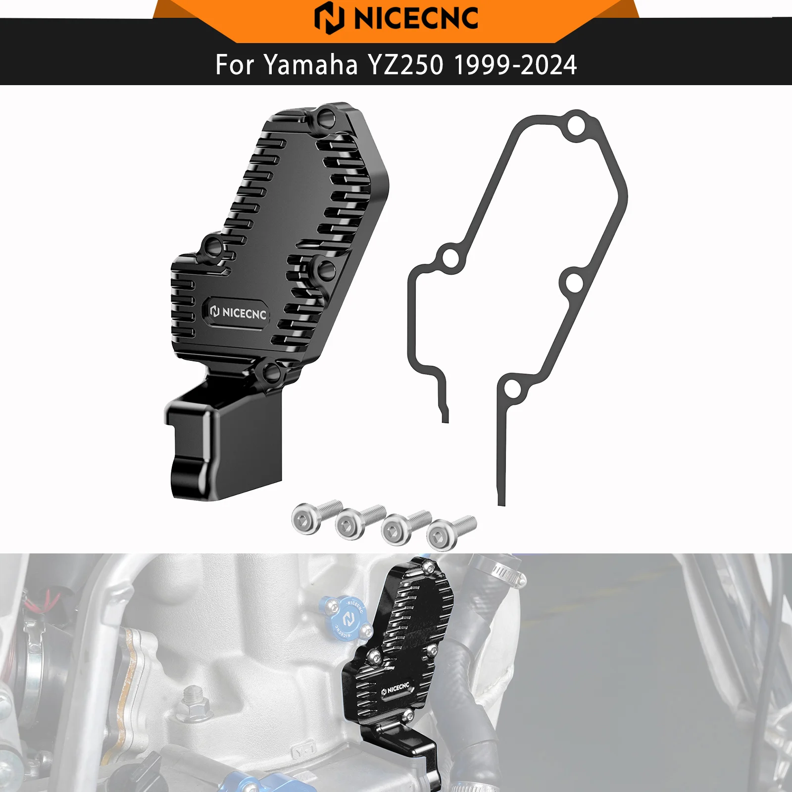 

NICECNC Aluminum Cylinder Power Valve Cover For Yamaha YZ250 YZ 250 1999-2024 YZ250X YZ 250X 2016-2023 CNC-machined Motorcycle