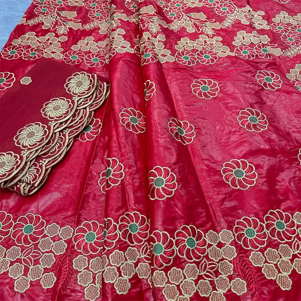 

White 1.6M Wide Fragrance Bazin Riche Tissues African DIY Fabric High Quality Embroidery African Brocade Nigerian 5+2 Yards/Lot