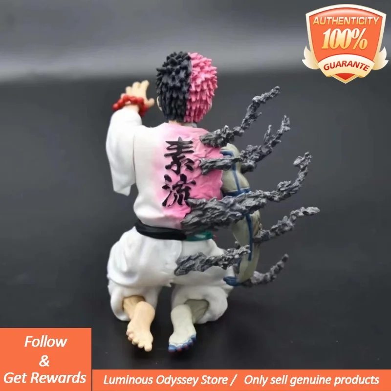 Demon Slayer รูป Akaza อะนิเมะ Hakuji ตุ๊กตาตุ๊กตา Pvc ตกแต่งอุปกรณ์ต่อพ่วงเดสก์ท็อปเครื่องประดับตกแต่งของเล่น