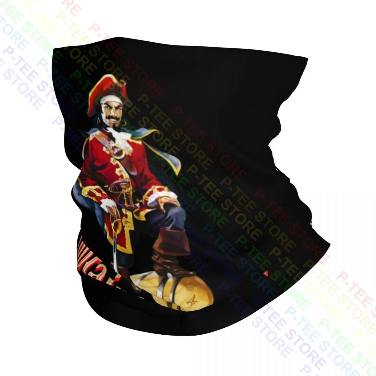 Captain Morgan Rum Neck Gaiter Bandana Scarf Face Mask Simple Anti-uv Face Head Wrap