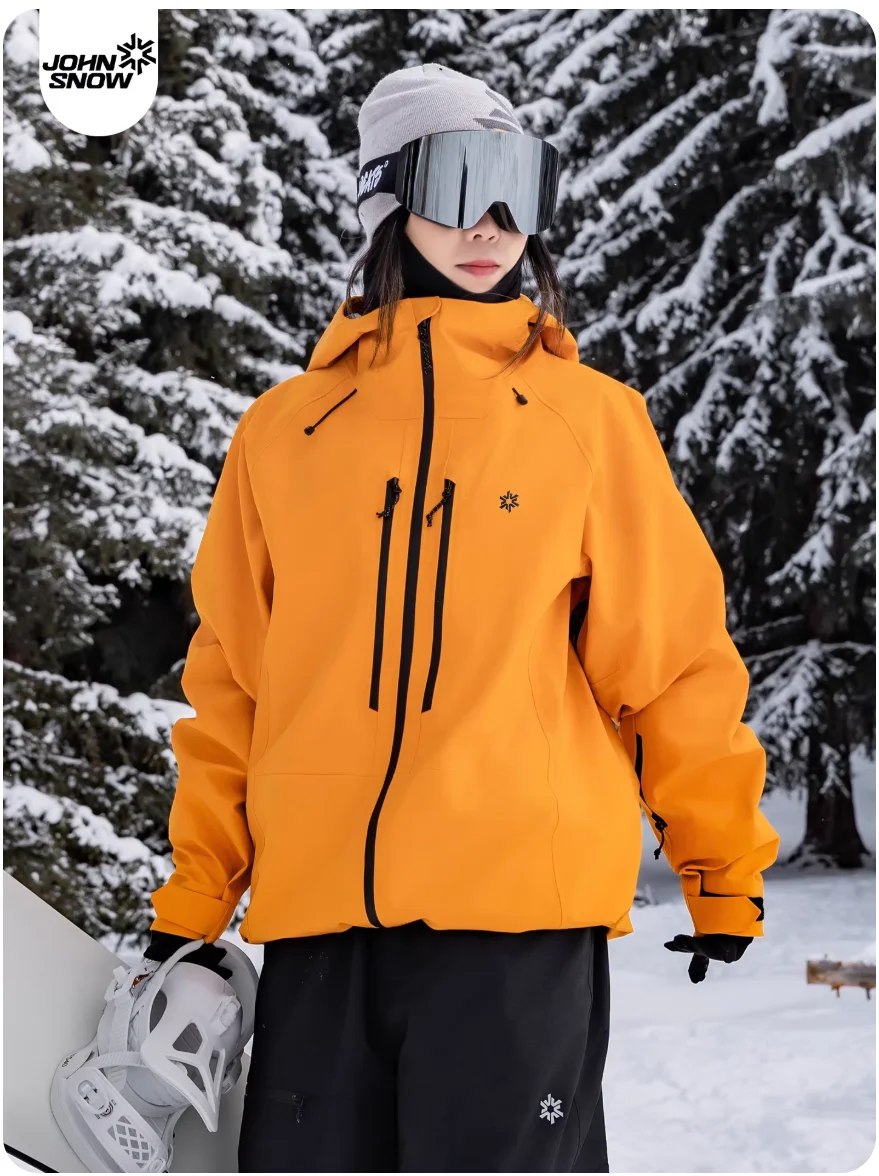 

Куртка для сноуборда John Snow 2026 унисекс, 3-слойная, с полностью проклеенными швами, водонепроницаемая, ветрозащитная, для зимних видов спорта на открытом воздухе