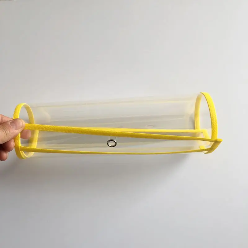 جيوب مسح جافة للخدمة الشاقة ، حاملات التذاكر ، واقيات الملاءات ، شفافة من الأمام والخلف ، قابلة للغسل للأطفال والبالغين والطلاب ، 10 *