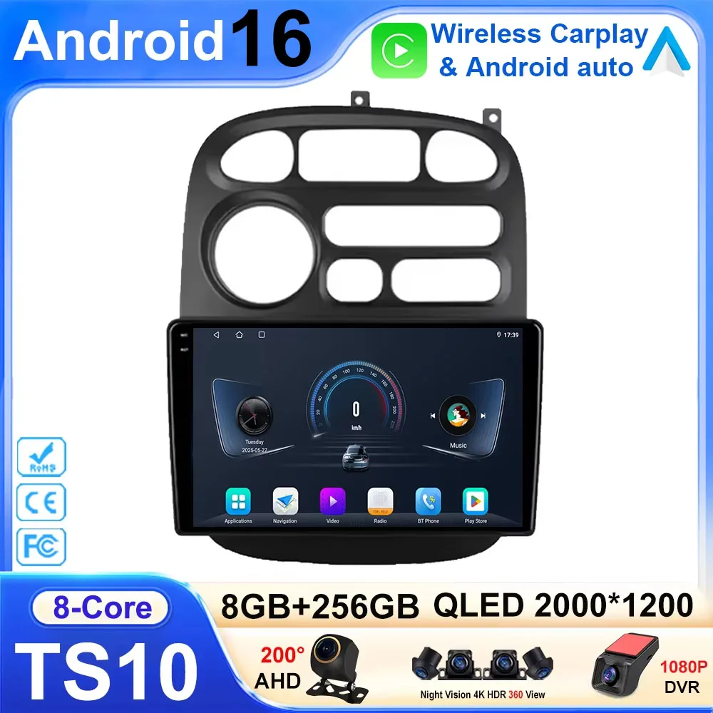 

Car Radio For JAC Refine M1 2012 - 2015 For Hyundai H1 A1 1997 - 2007 GPS Navigation Multimedia Player Android Auto No 2din DVD