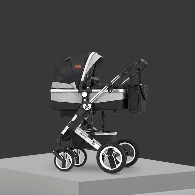 Baby Stroller High Landscape Shock Absorption Travel Stroller Newborn Baby Two-way Swivel Seat Lightweight Folding Stroller