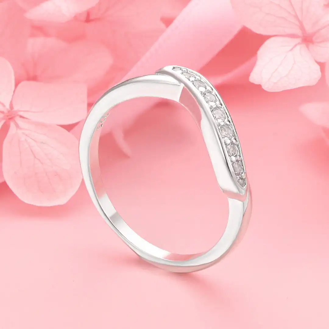 

1pcs 925 Sterling Silver 7-10# Exquisite Zircon Ring Fashion Women Jewelry Wedding Accessories Engagement Party