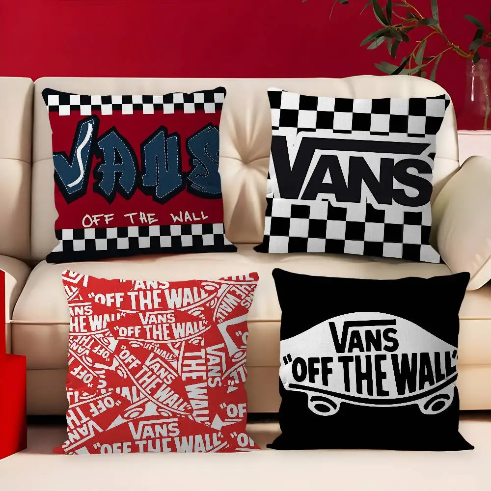 Funda de cojín V-VANS-S de poliéster, tendencia de moda, cojines decorativos para sofá, fundas de almohada para decoración del hogar