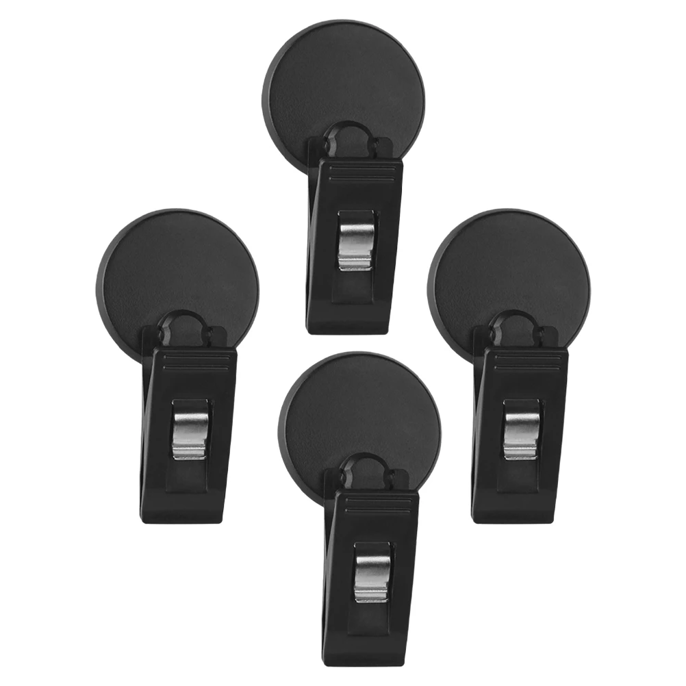 

4Pcs Car Ticket Holder Clips Adhesive Dashboard Card Clamp Car Windshield Parking Permit Holder Auto Card Organizer