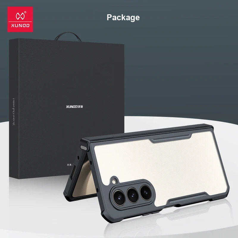 Xundd für Samsung Galaxy Z Fold 3, 4, 5, 6-fach, 7, faltbare Hülle, Airbag, Anti-Drop-Kamera, schützt Acryl- und TPU-Abdeckung – Detail 14