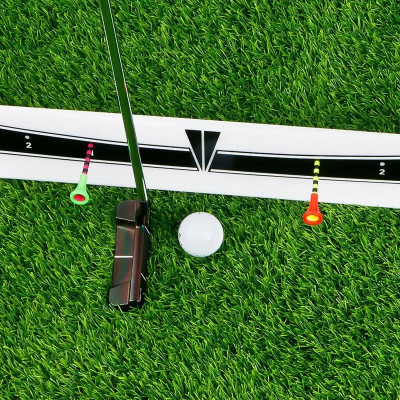 Golf Putting Track Board Golf putter trainer track guide plate Golf Training Balance correction aid Trajectory calibration board