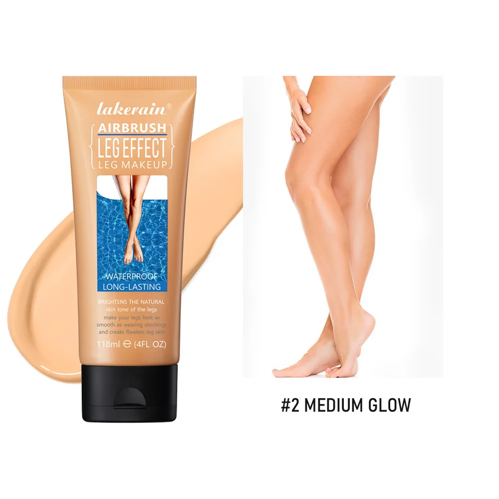 Maquillage pour les jambes, fond de teint pour le corps, imperméable, longue durée, surligneur marron doré, gratitude