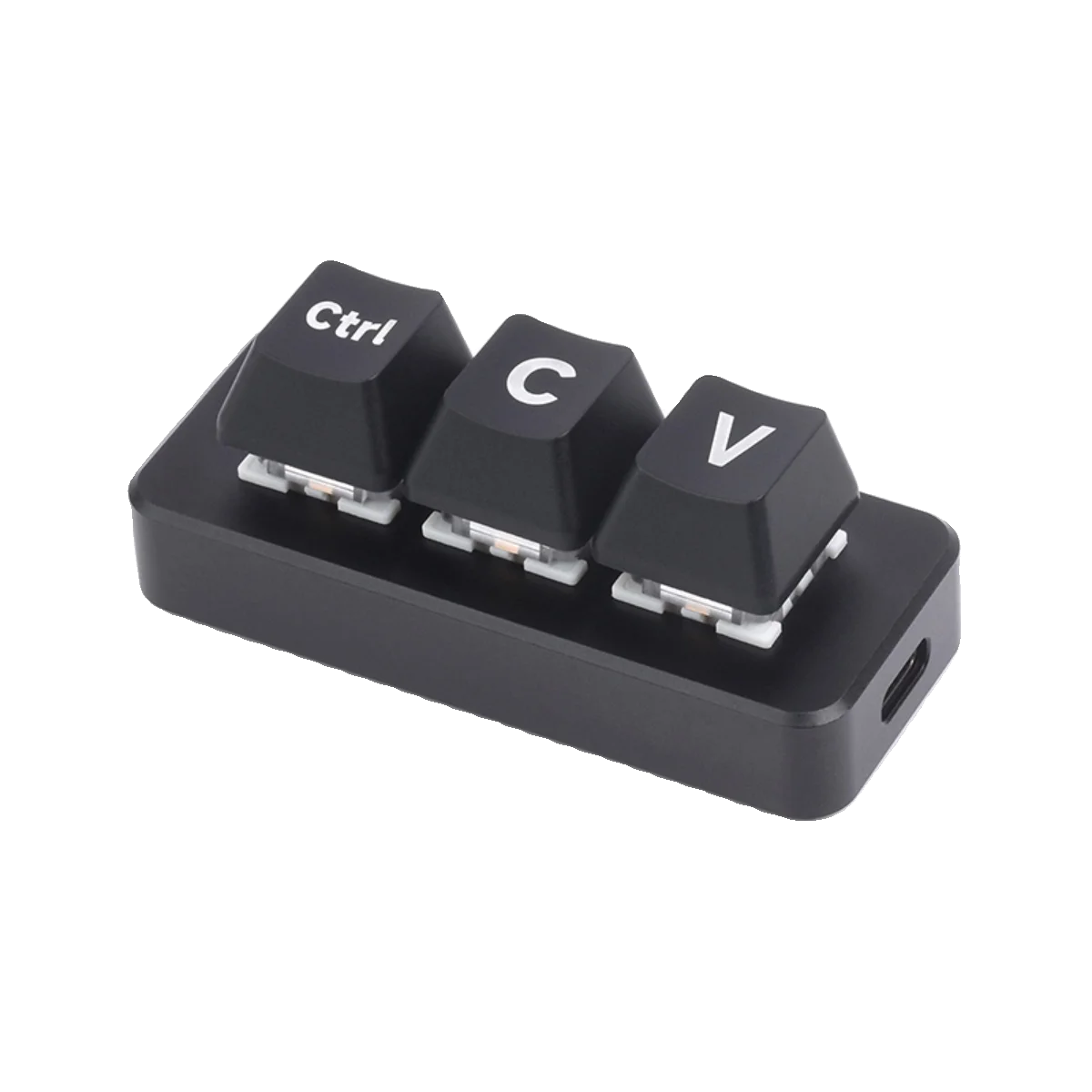Ctrl C V Programmer Keyboard CV Copy Paste Shortcut Numpad Three Key Keyboard Programming Development Board