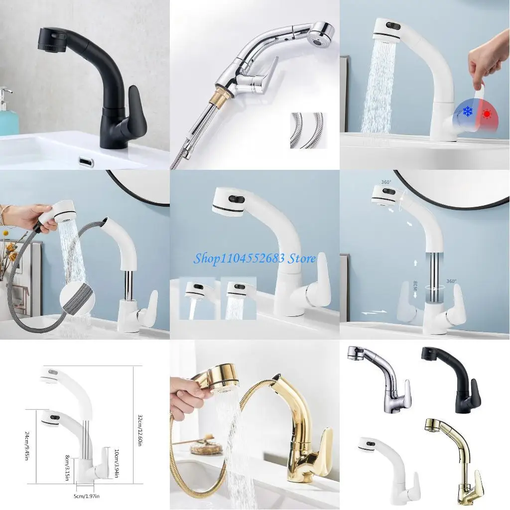 

Y6GD выдвижной смеситель для ванной комнаты, подъемный вверх и вниз, смеситель для раковины, вращающийся смеситель, смеситель в