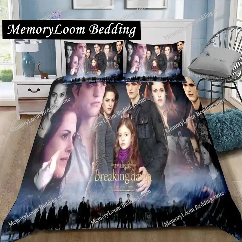 

The Twilight Saga Bedding Set Single Twin Full Queen King Size Bed Set Aldult Kid Bedroom Duvetcover Sets bed sheet set 2025