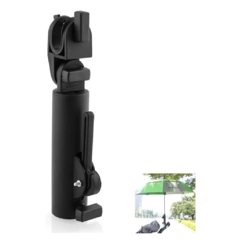 Golf Umbrella Holder Golf Push Cart Umbrella Holder Adjustable Black