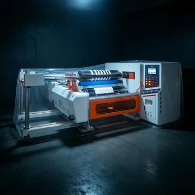 Double Shaft Slitting Machine for Adhesive Tape BOPP Tape Slitter Rewinder with Slitting Rewinding Equipment  