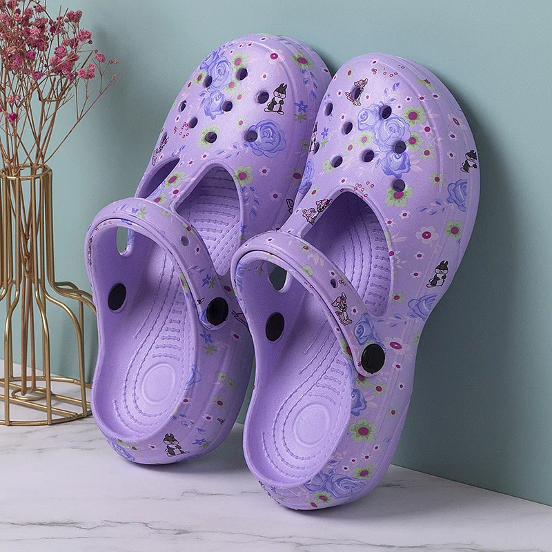 Bebealy Fashion Thick Sole Slippers Women Outdoor Wear-resistant Leisure Sandals Classic EVA Shoes Waterproof Beach Shoes Women image 3