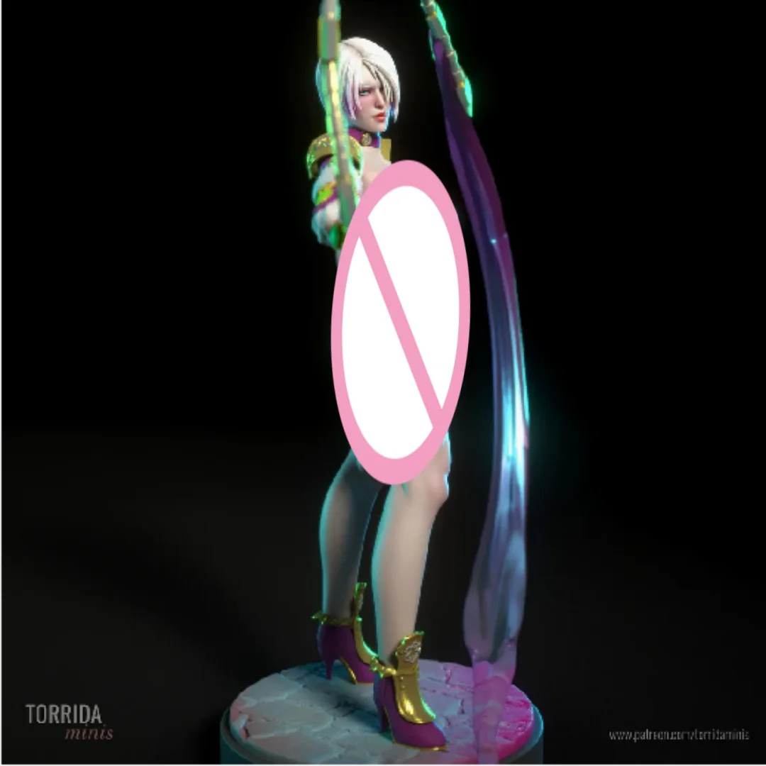 Harzfigur im Maßstab 1:24, Ivy Nsfw DIY, zwei Versionen, Modellbausatz, unmontiertes, unbemaltes Skulpturspielzeug