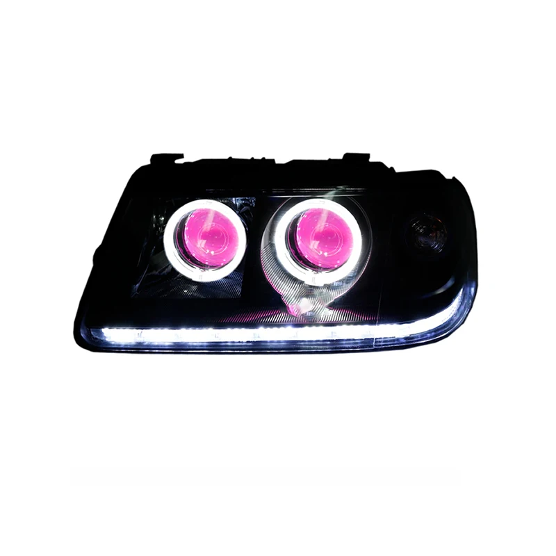 Customized Full LED Headlights For Volkswagen Santana Vista 3000 Bi-xenon Projector Lens Front Lamps With DRL