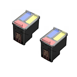 Maihp 2 PCS Color/Black Inkjet Replacement Cartridge With Full Ink For Mini Handheld Kongten Mbrush Printer Support Refille