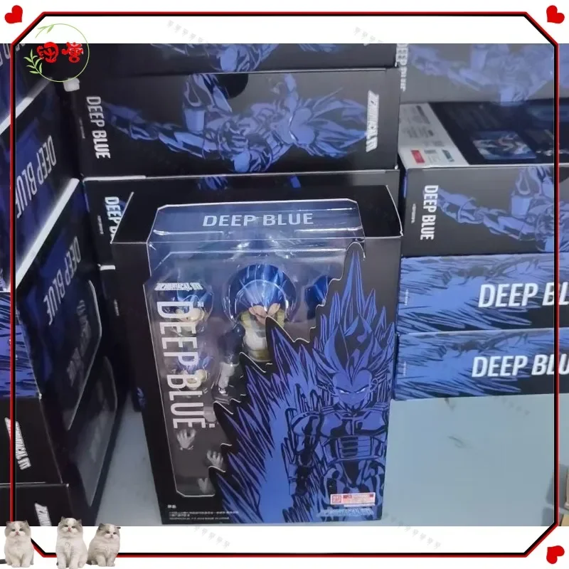 재고 있음 24 시간 이내에 배송 Dragon Ball Demon Fit DF SHF Cyan Vegeta 슈퍼 사이어인 애니메이션 액션 피규어 장난감 모델 선물
