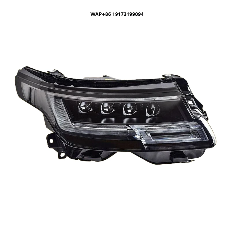 

Для LandRange-Rover Vogue L460 2018-2022, автомобильные аксессуары, обновленная светодиодная фара, проектор с динамическим указателем поворота, 4 объектива