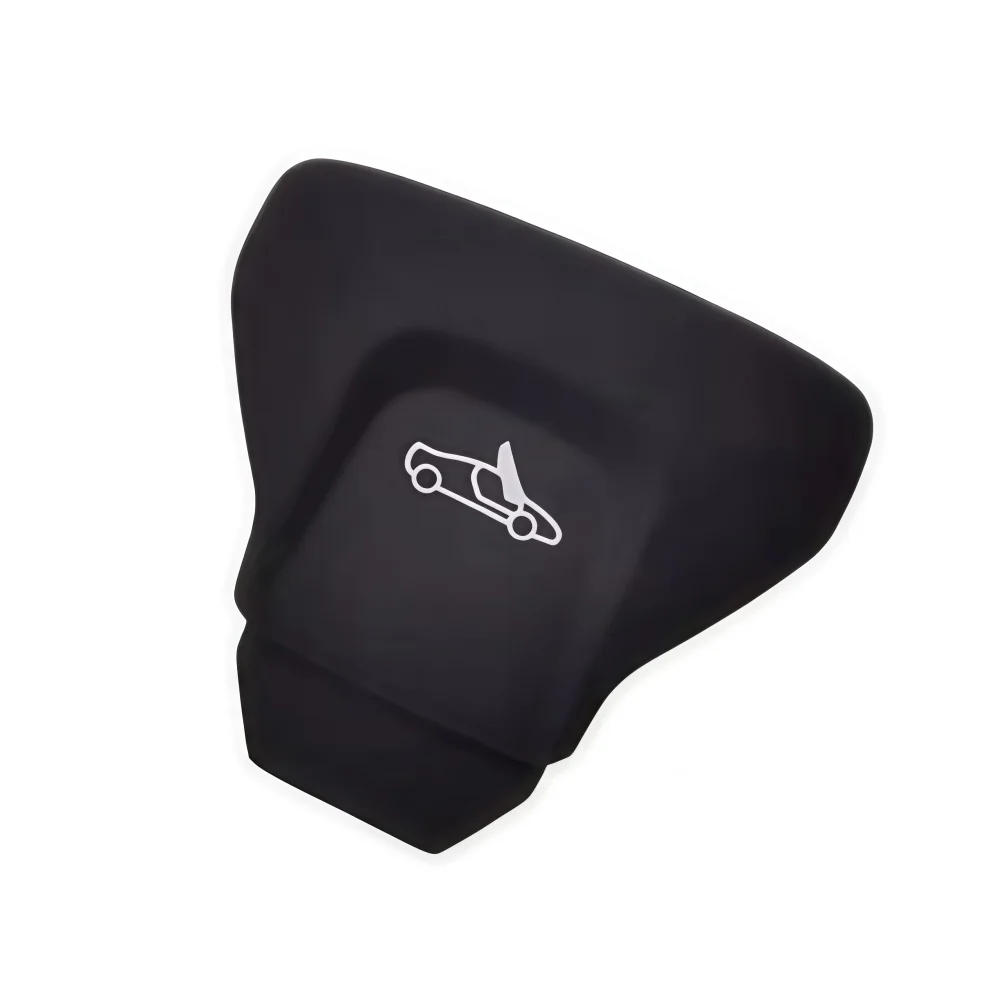 Interior Control Knob Door Control Switch ABS Plastic Construction Black Finish Style Wear Resistant Material Black