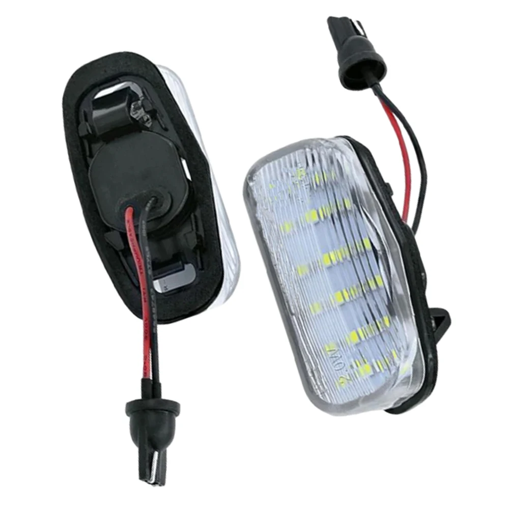 Xenon White 12V DC LED License Lamp High Power Illumination Fit for Honda X-RV XRV 2015