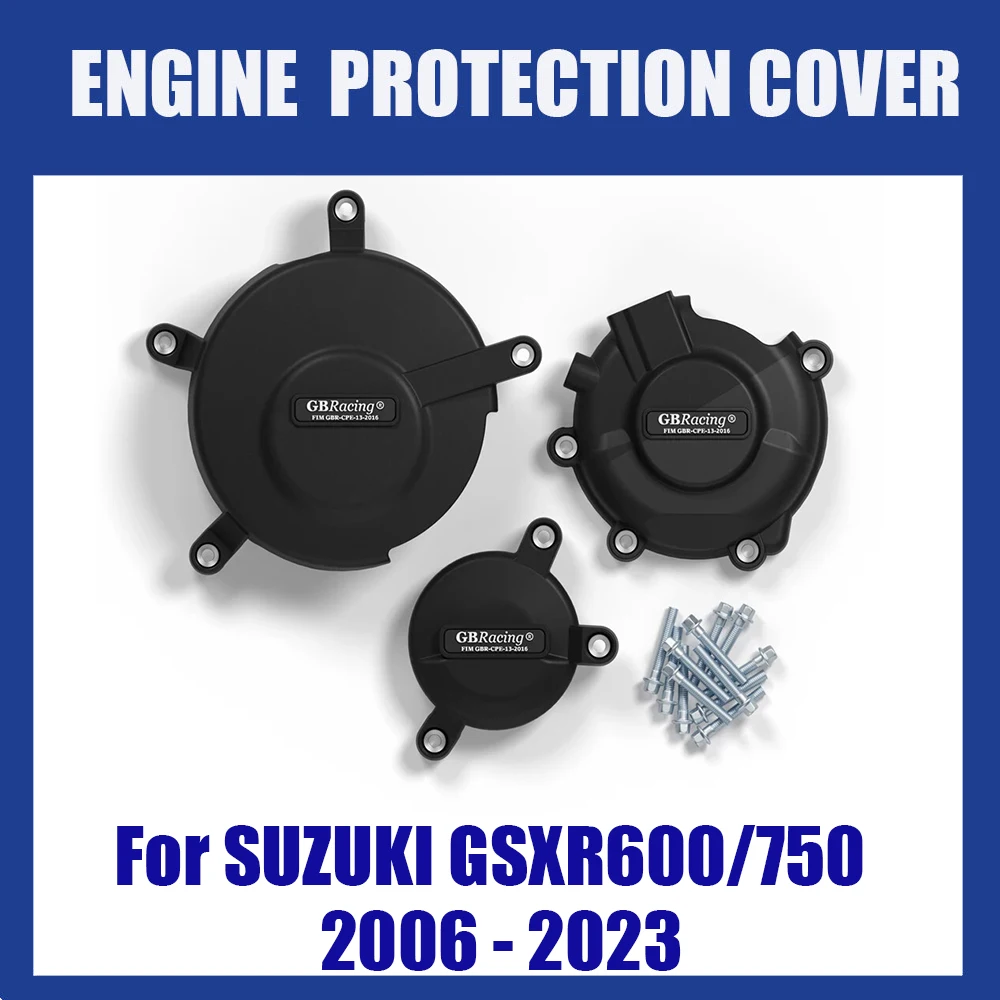 

GB Racing Engine Cover GSXR600 GSXR750 2006~2023 For SUZUKI Motorcycle Alternator Clutch Protection Cover Accessories