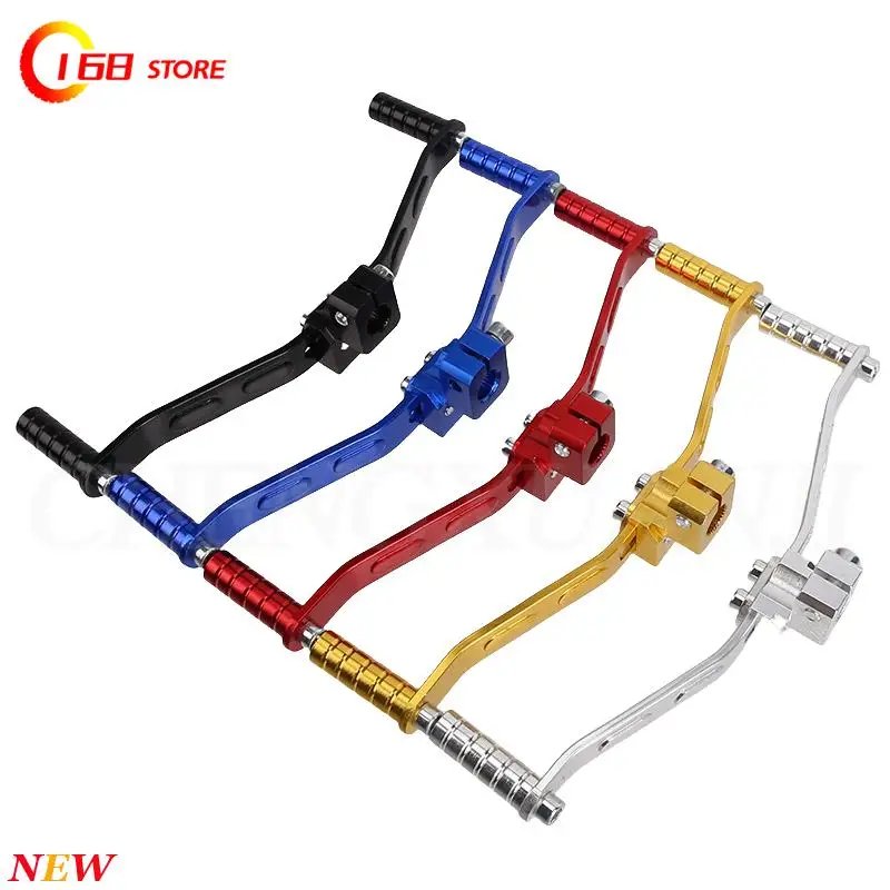 Motorcycle Gear Shift Lever Double-headed Gear Shifter Aluminum Alloy Starter Lever Retrofit Replacement Motorbike Accessories