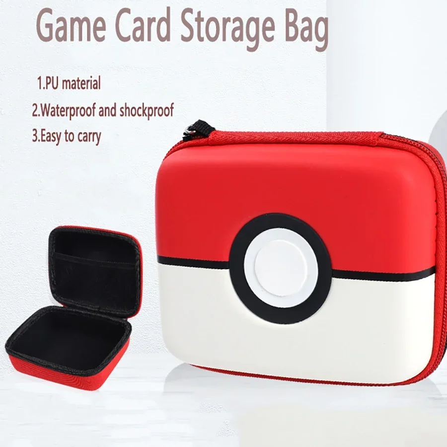 Pokemon Hard Case for Board Games Children Game Cards Travel Zipper Carry Cases Earphone Storage Box Dropshipping Cards Organize
