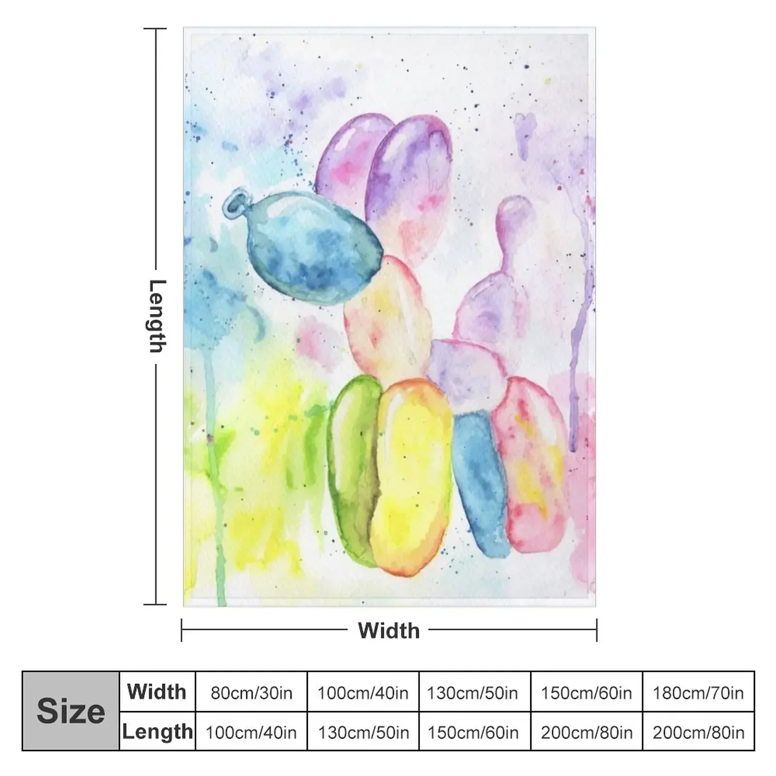 Rainbow balloon dog Throw Blanket Thins Thermal Luxury Designer Thermals For Travel Sofa Quilt Bed Fashionable Blankets