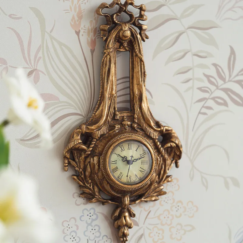 

Vintage Wall Clocks Luxury Wall Clocks Creative Living Room Decoration Walls Clock Elegant Bedroom Ornaments Clock Watch