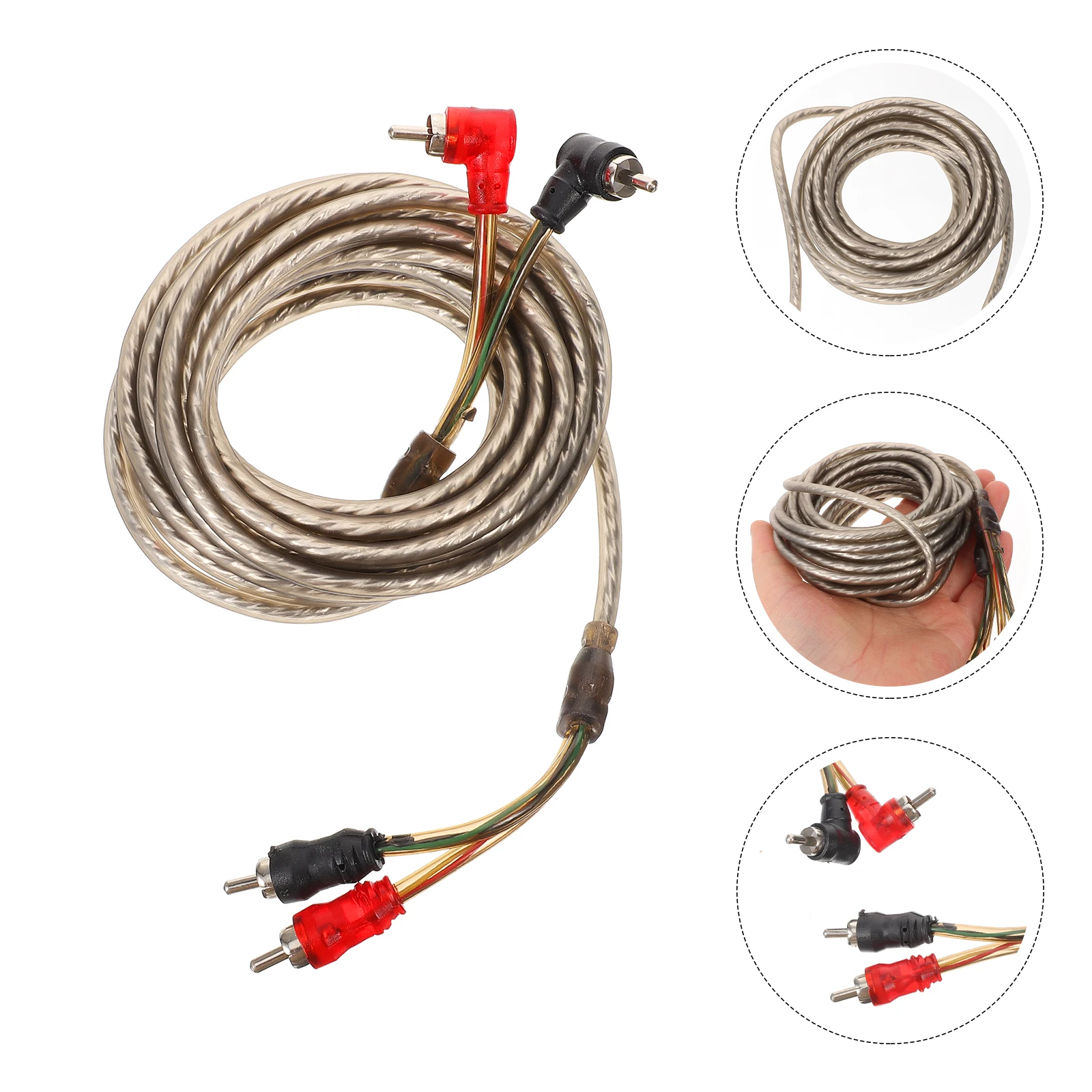 

Premium Wire Modification Power Amplifier Subwoofer To System Durable Plug Play Easy Install Stereo Speaker Cable For