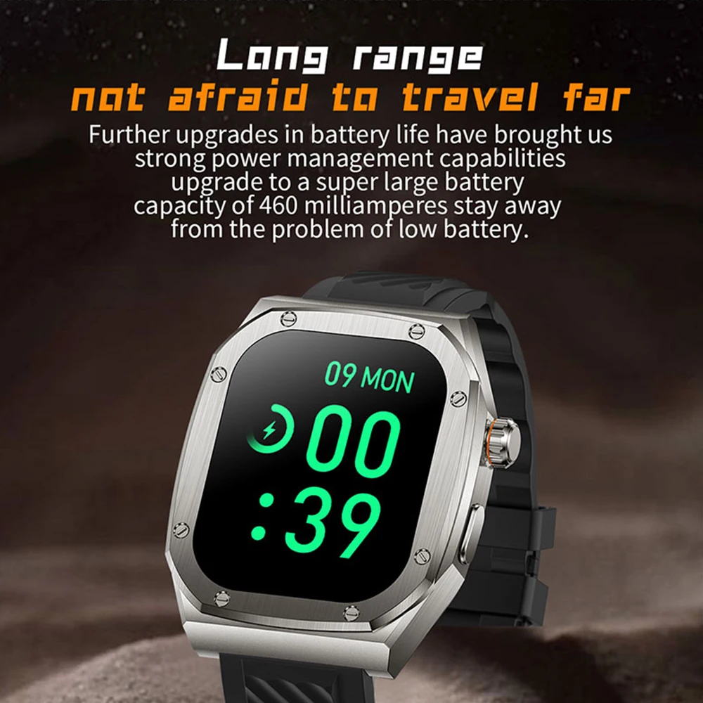 Z79 MAX Smart Watch NFC Lingdong Island 5.1 Bluetooth Call Sleep Blood Pressure Monitoring Three Watch Straps Waterproof Watches