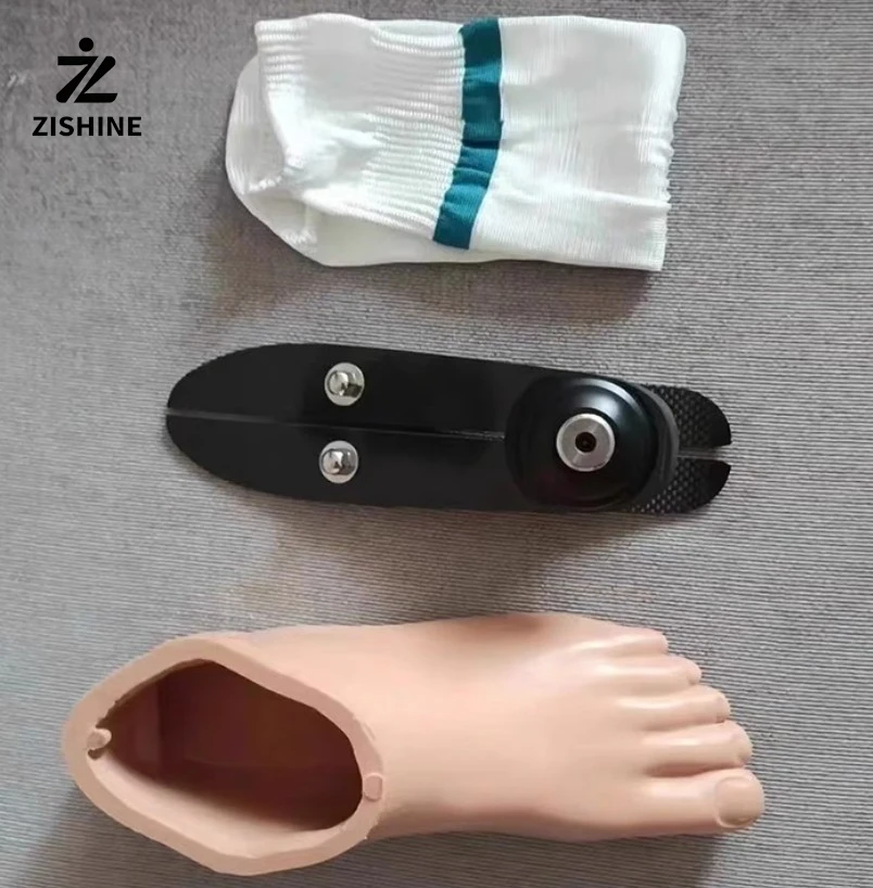 

Carbon fiber footplate prostheses: low ankle prosthetic feet, stainless steel joints, carbon fiber feet, 22-27cm prosthetic feet