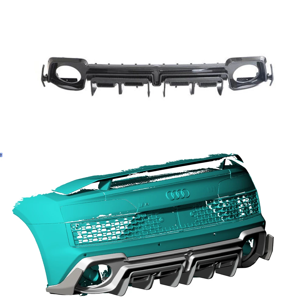 

Настоящее сухое углеродное волокно, задняя губа, задний диффузор, комплекты кузова, отделка автозапчастей, автомобильные аксессуары для Audi R8, кепка искусственный стиль