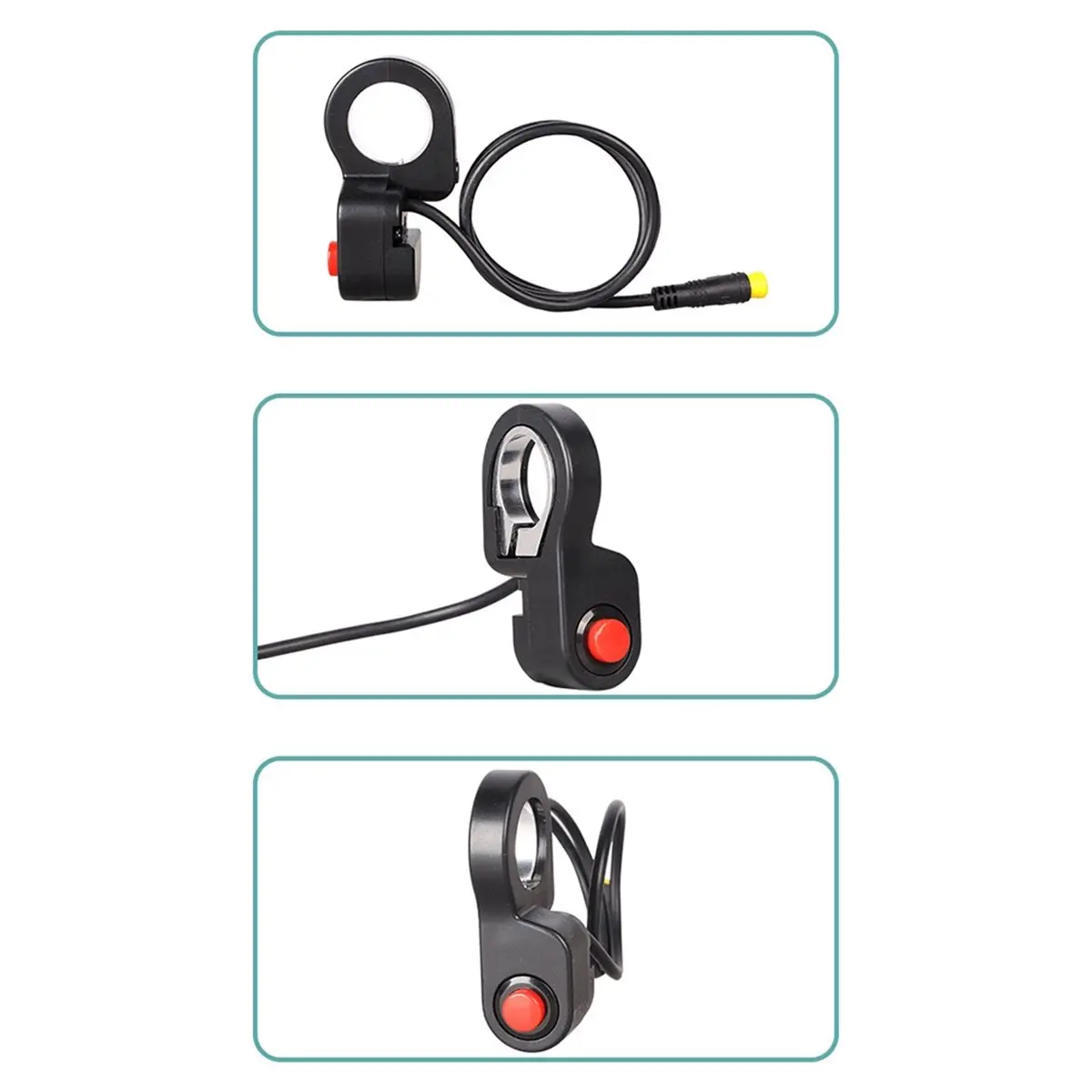 Waterproof Ebike Brake Cut-Off Switch, Handlebar Mount E-Brake Sensor for Mid-Drive Motor Electric Bicycle