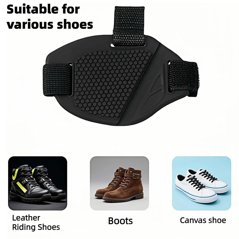 

Motorcycle Shoe Cover Guards Motorbike Gear Shift Cover Anti-scratch Foot Cover Wear Resistant Motorbike Shift Pad Gear