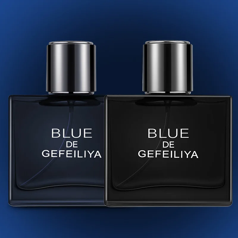 Perfume fresco del océano de Colonia con aroma floral verde arándal de larga duración para hombres 50ml para la fragancia de lujo del club nocturno de citas de oficina