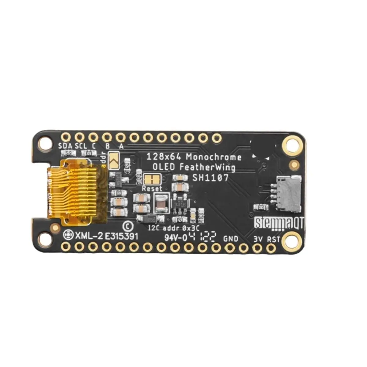 4650 FeatherWing OLED Expansion Board 128x64 OLED Display Module for