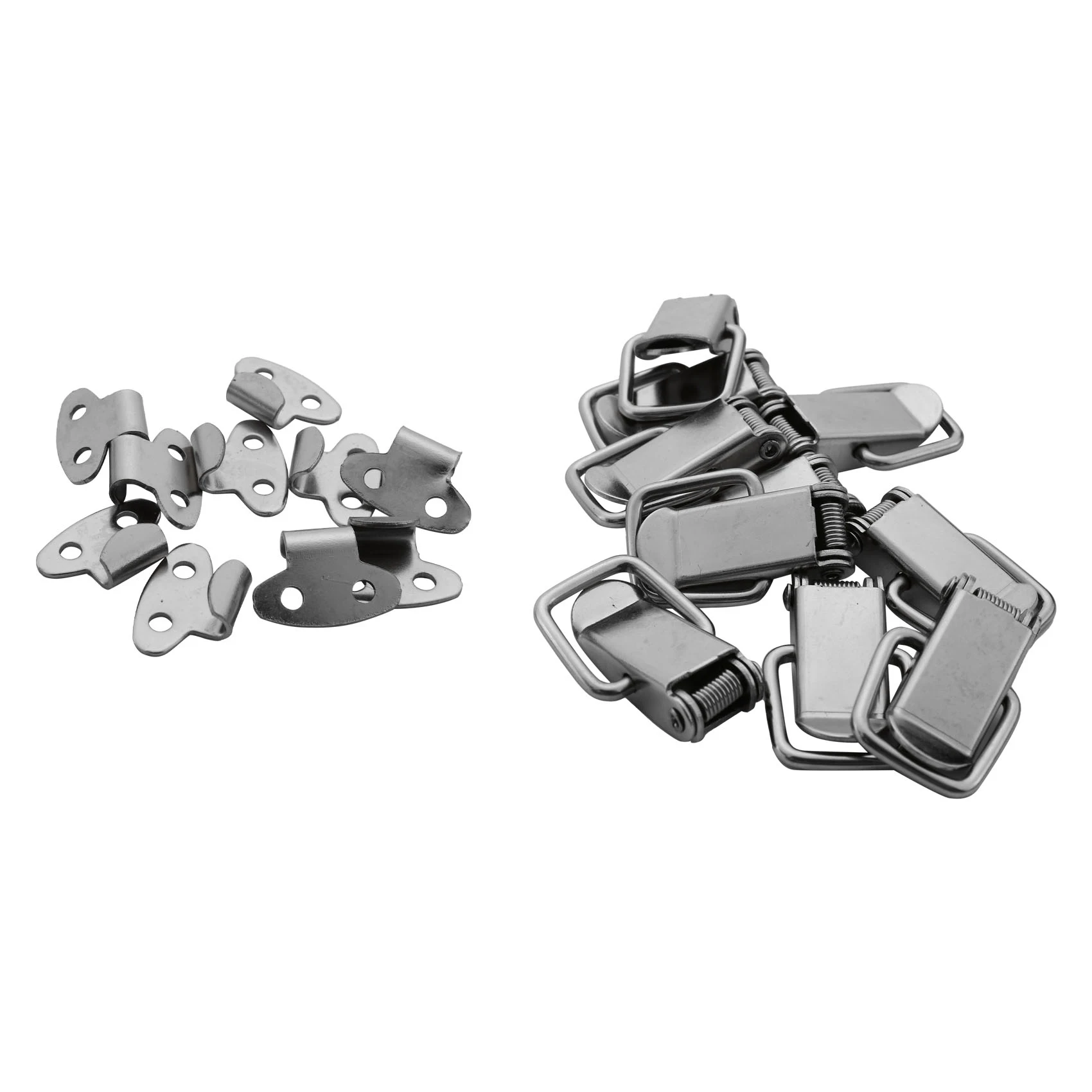 10ชิ้นตู้สปริงโหลดเหล็กตรงห่วงสลักสลับยาว45มม