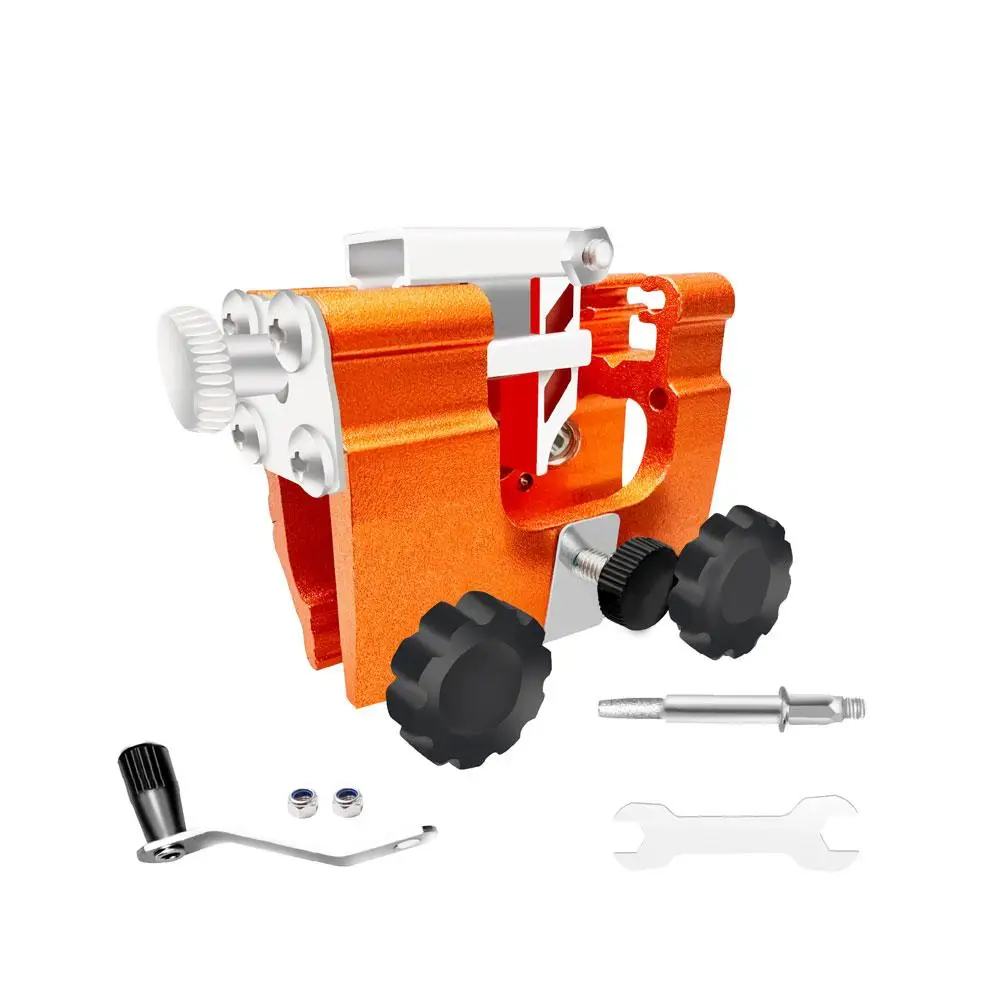 Portable Chainsaw Sharpener Hand Crank Chain Grinding Tool Fast Manual Tooth Sharpening Jig For Gas And Electric Saws