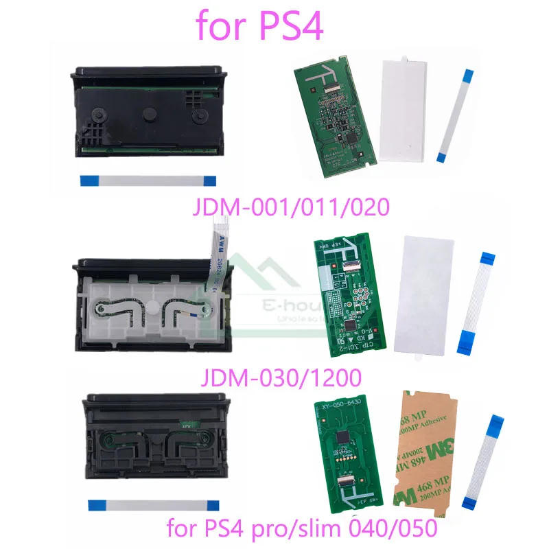 For PS 4 JDS 001 011 020 New Touchpad Board with Flex Cable replacement for PS4 JDM 030 1200 040 Touch Pad PCB Board