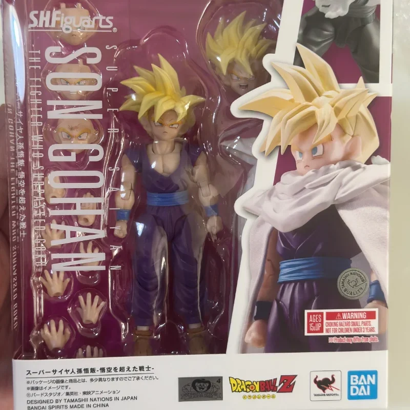 Original Anime Dragon Ball Gohan Action Figure Son Gohan Super Saiyan S.H.Figuarts Shf Movable Pvc Model Toys Gift